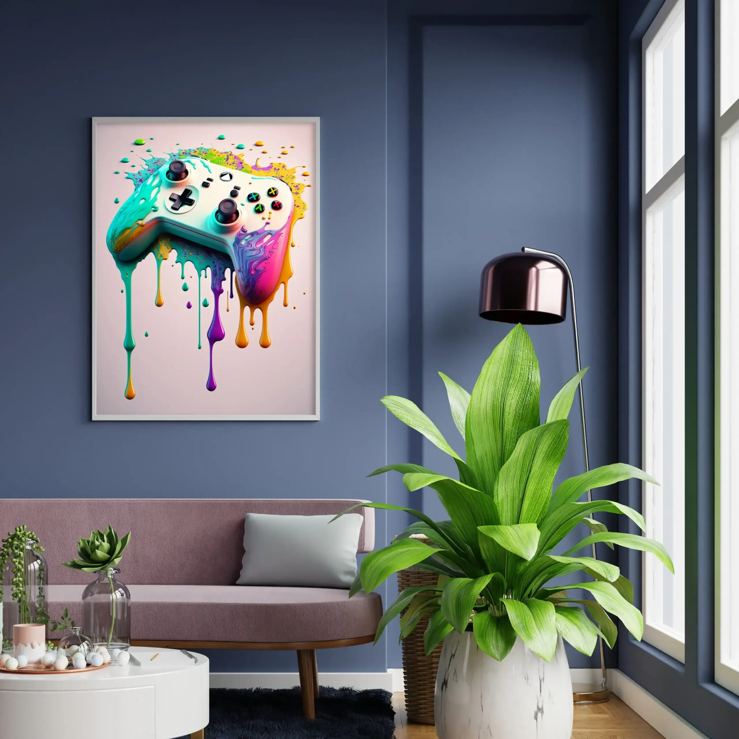 Colorful Game Controller Wall Art Poster Prints Nordic Aesthetic Picture Canvas Painting Gaming Boy Room Home Decoration - Image 5