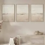 Modern Minimalist Nordic Art Canvas Painting  Abstract Simple Neutral Landscape Gallery Wall Art Posters  Prints for Home Decor