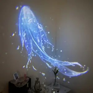Galaxy Whale projection lamp Ornament Projector Bedroom Romantic Starry Decor Jellyfish Photoprop Background Interior Accessorie