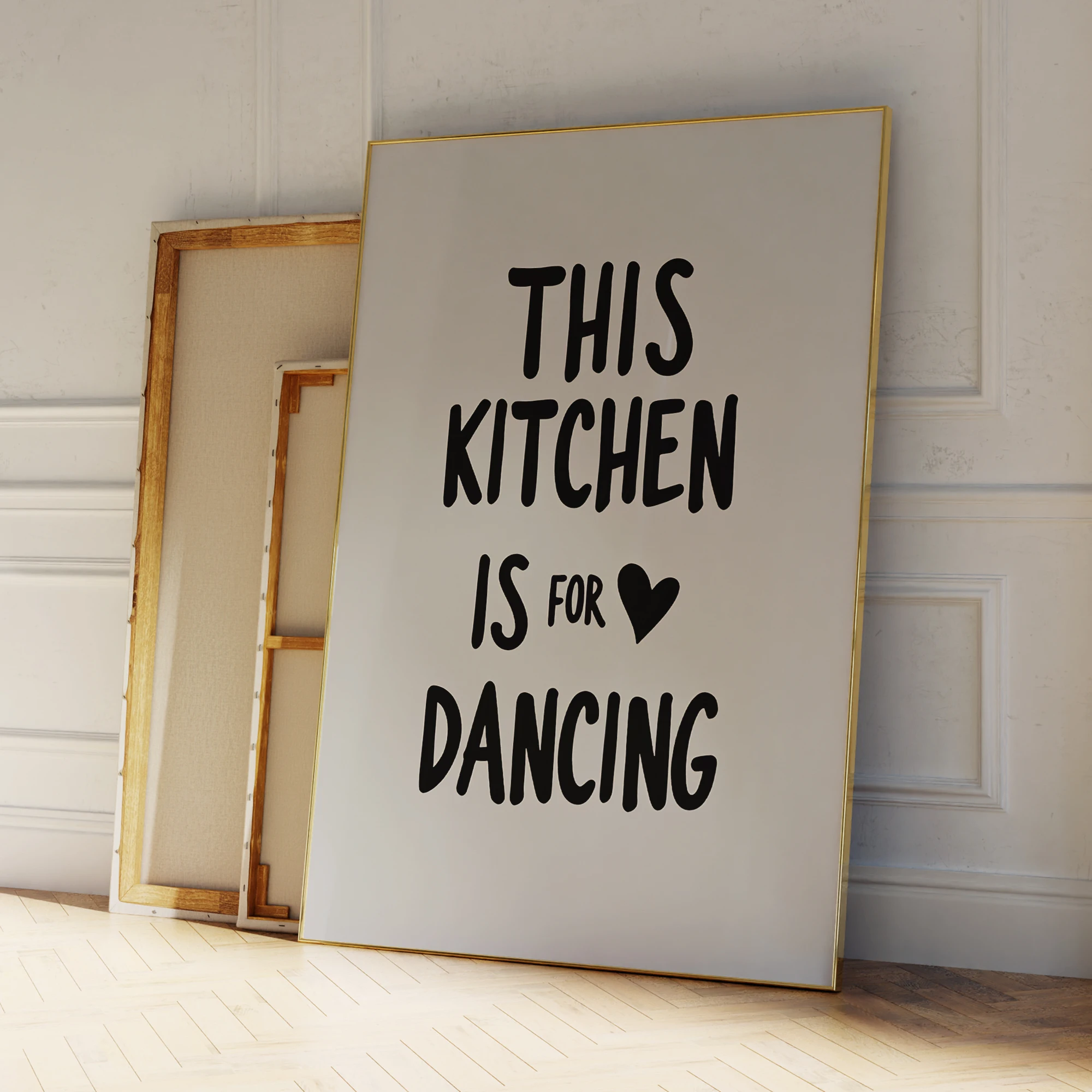 Modern Minimalist Style This Kitchen Is For Dancing Wall Art Prints Canvas Painting Poster Picture For Living Room Home Decor - Image 4