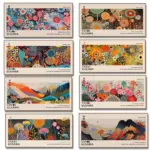 Yayoi Kusama Flower Exhibition Poster Canvas Painting Print Japanese Wall Art Picture for Living Room Home Decor Cuadros