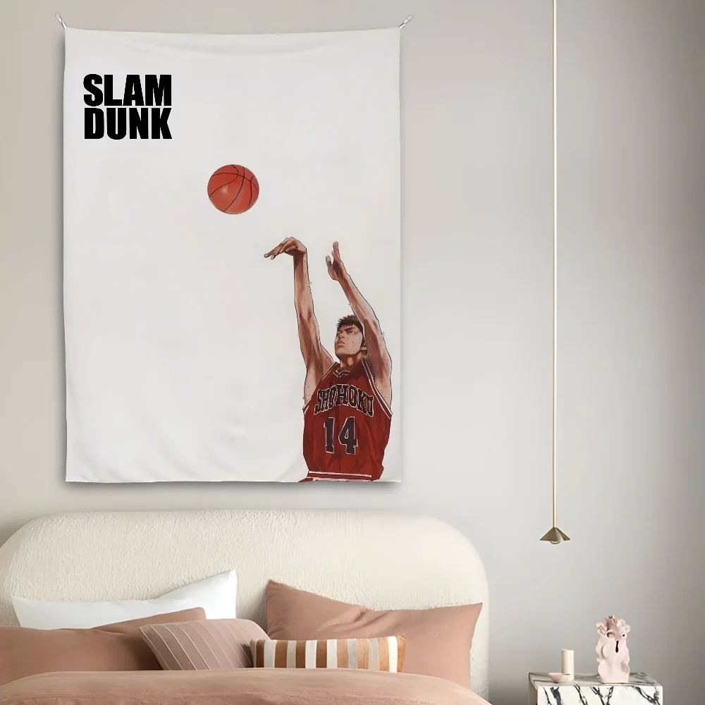 Classic Japanese Comics S-SLAM D-DUNK Tapestry Perfect For Home&Living Bedroom Decor Wall Art Backdrop Banner - Image 2