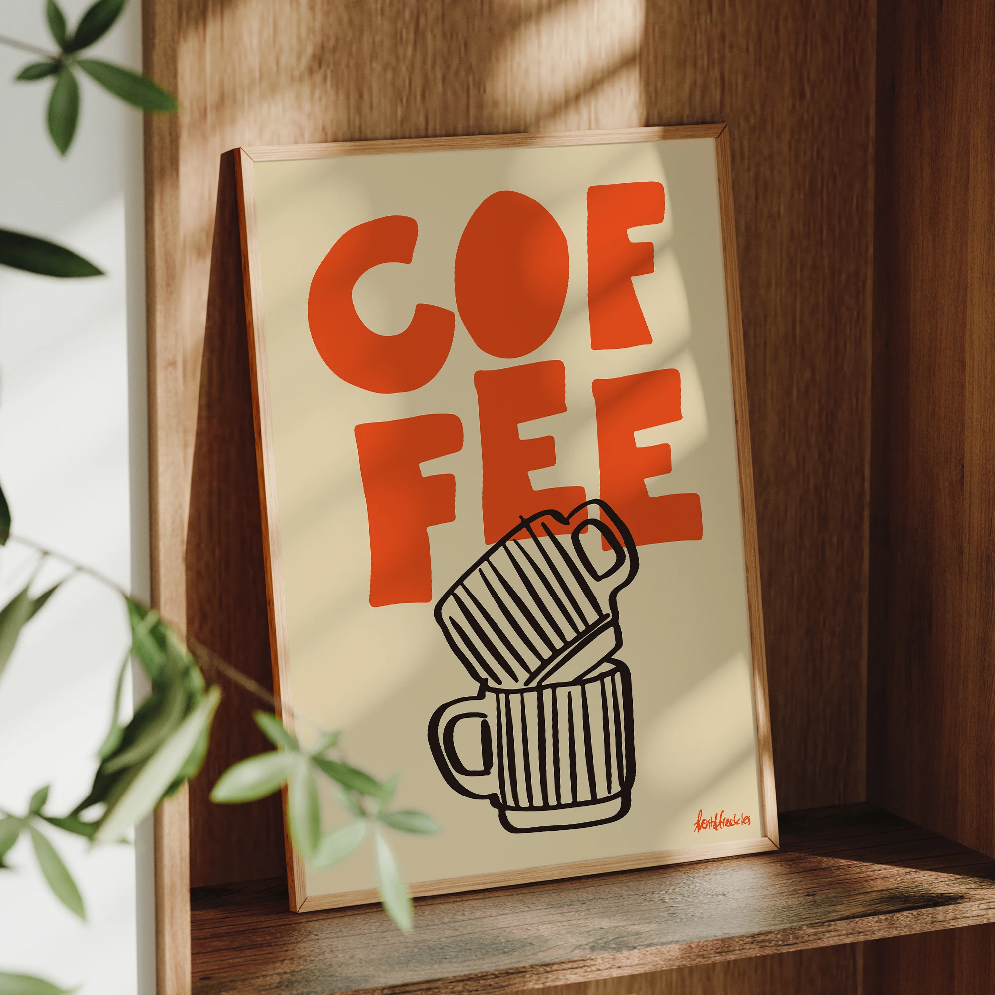 Espresso Minimalism Wall Art Prints Canvas Painting Poster Picture For Living Dining Room Home Decor - Image 3