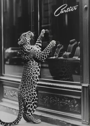 Black and White Luxury Cars, Shoes, Wine Canvas Painting Leopard Poster Print Wall Fashion Art for Living Room Home Office De