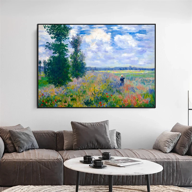 Famous Claude Monet Artwork Sunset Lotus Posters and Prints Wall Art Picture Canvas Painting for Bedroom Office Cafe Home Decor - Image 4