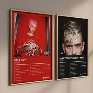 Pop Rap Album Cover Wall Art Lil Peep Hip Hop Rock HD Oil On Canvas Posters And Prints Home Bedroom Living Room Decoration Gifts