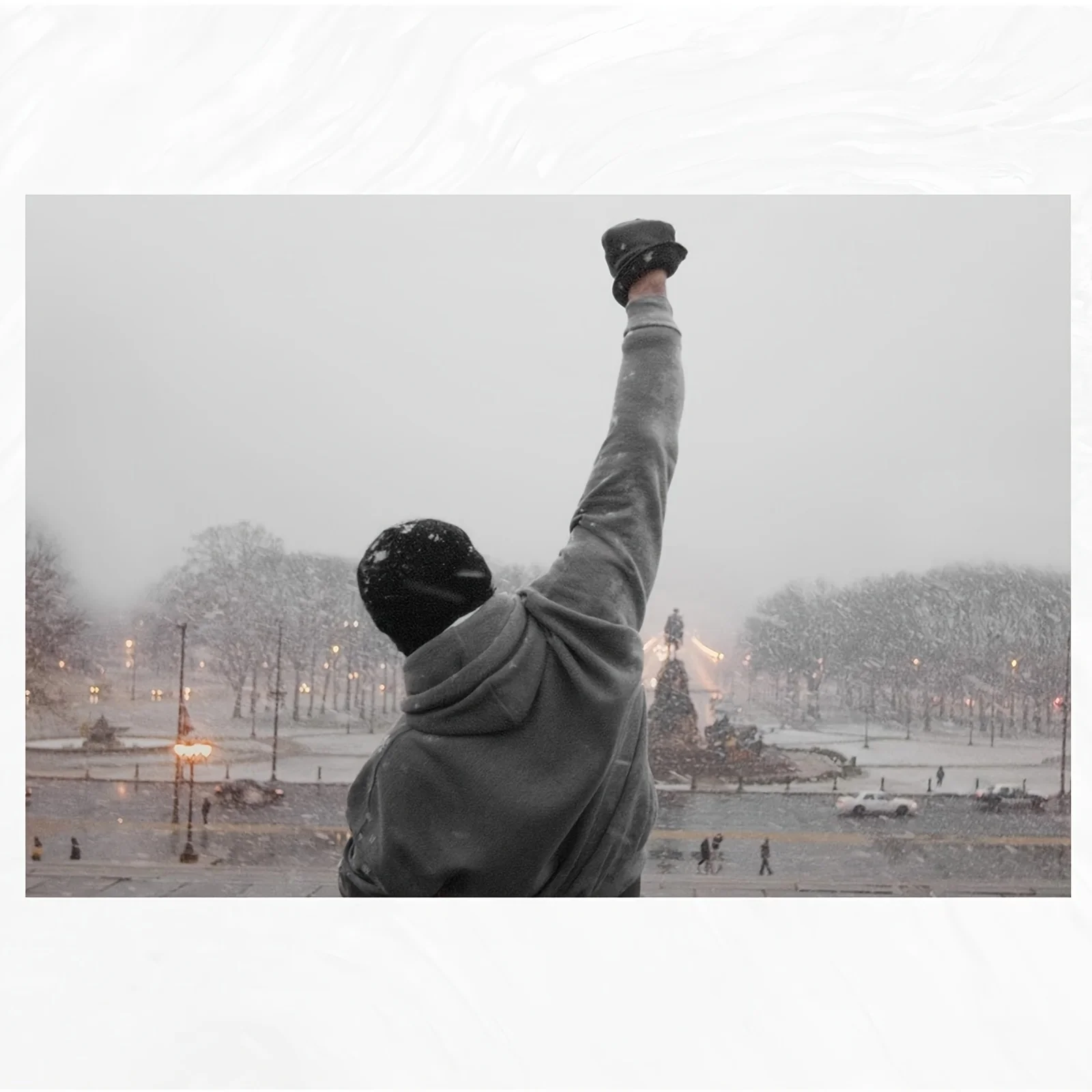 1pc Rocky Balboa Motivational Quote Canvas Art Poster, 12x18 Inches - Frameless Inspirational Boxing Movie Theme Wall Decor for - Image 2