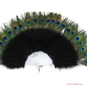 Hand Fan Wedding Dance Folding Fan Elegant Large Fashion Vintage A2BB