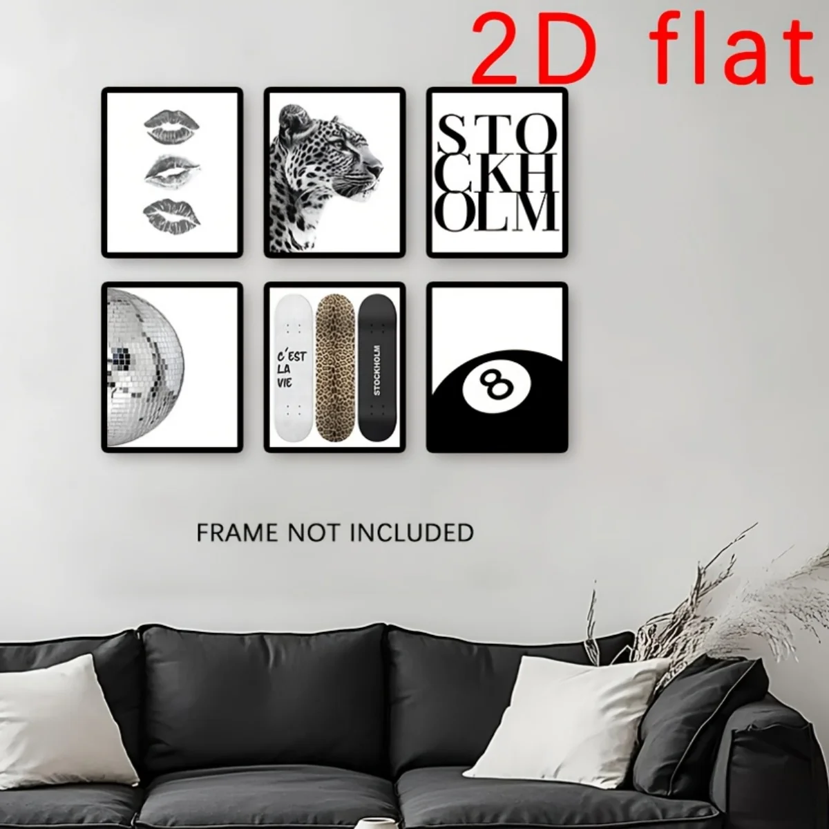 1/6pcs Retro Leopard Cheetah Abstract Canvas Print Poster Y2k Chic Modern Minimalism Art Prints Living Room Home Decor Poster - Image 3