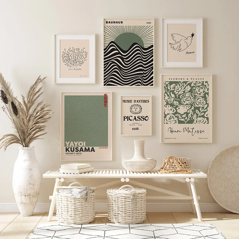 Matisse Flower Market Wall Art Picasso Sweat Poster Printing Abstract Nordic Living Room Home Decorative Painting - Image 2