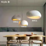 Nordic Wabi Sabi Pendant Lamp 2025 New Living Room Chandelier Lustre Home Decor Bedroom Dining Room Kitchen Loft Hanging Lights