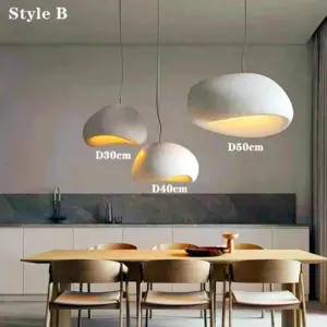 Nordic Wabi Sabi Pendant Lamp 2025 New Living Room Chandelier Lustre Home Decor Bedroom Dining Room Kitchen Loft Hanging Lights