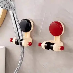 360 ° Adjustable Shower Rack No Drill Required Suction Cup Bracket Movable Shower Rack Quick Installation for Bathroom Bracket