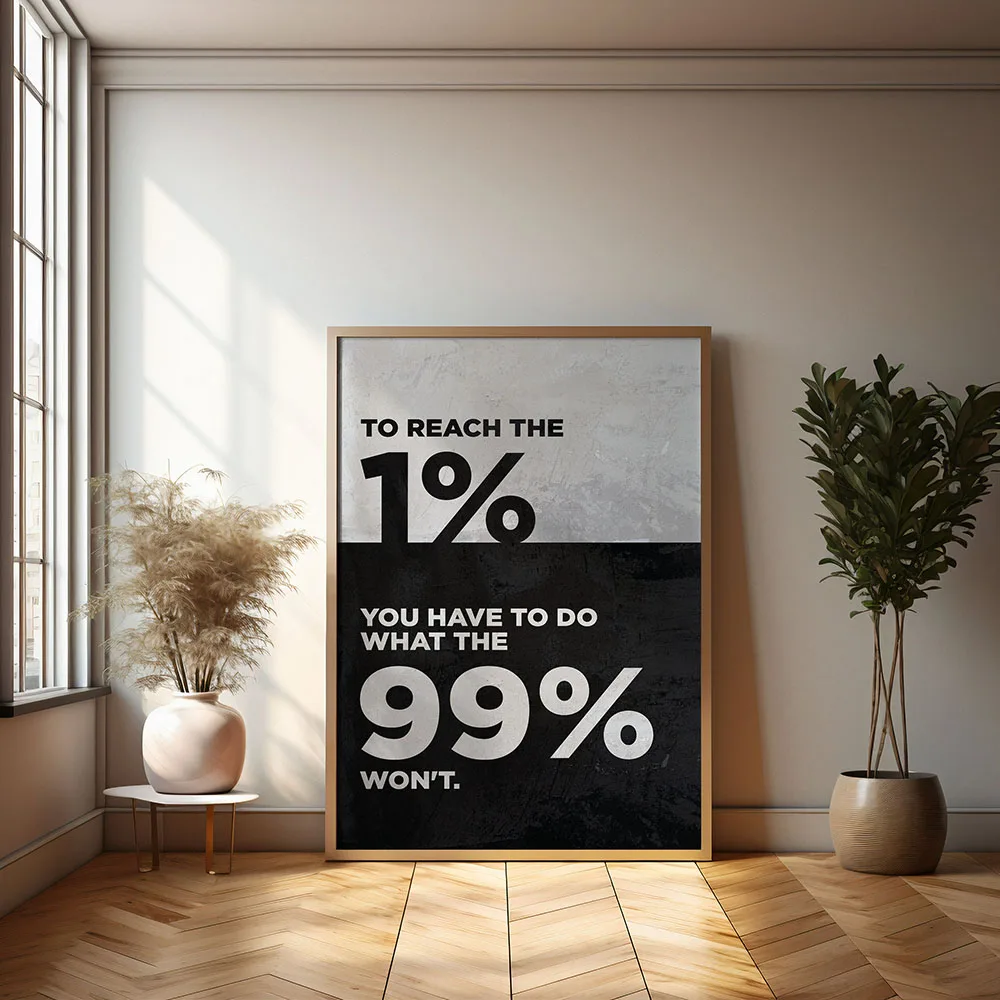 Minimalist Motivational Quotes Inspirational Discipline Art Poster Canvas Painting Wall Prints Picture Room Home Office Decor - Image 4