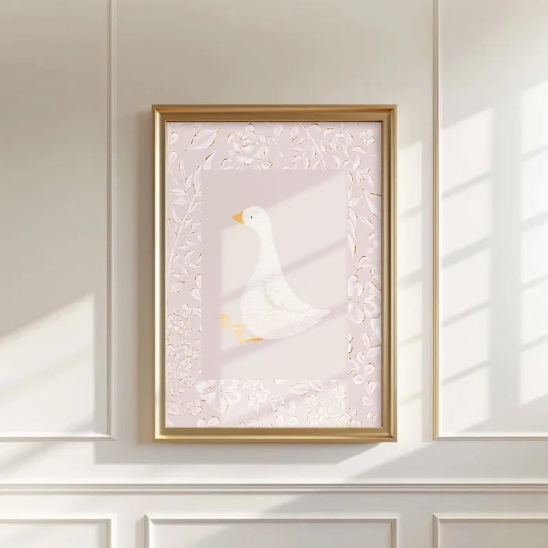 Pink Boho Bow Field Garden Canvas Painting Christian Bible Scripture Art Poster Gallery Wall Girls Bedroom Furniture Wall Art - Image 5