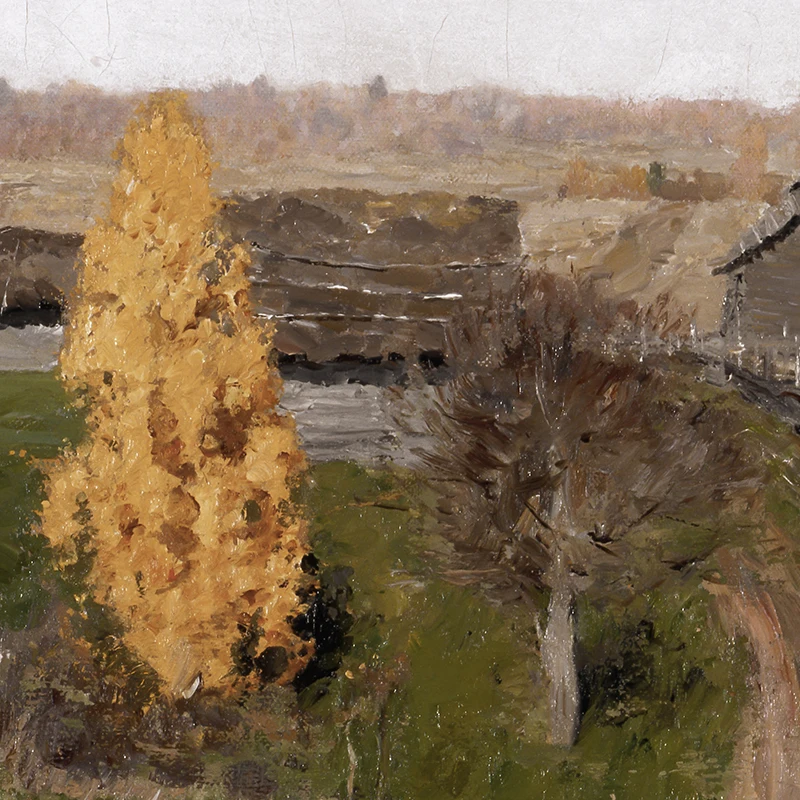 Mountain Forest Landscape Neutral Art Print Antique Lake Scenery Painting Canvas Poster Coastal Wall Pictures Rustic Decoration - Image 2