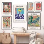 Matisse Poster Prints Abstract Landscape Canvas Painting Classics Retro Gallery Wall Art Pictures for Living Room Home Decor