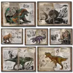 Modular Canvas Ark Survival Evolved Pictures Painting Survival Game Home Decor Print Dinosaur Poster Living Room Modern Wall Art