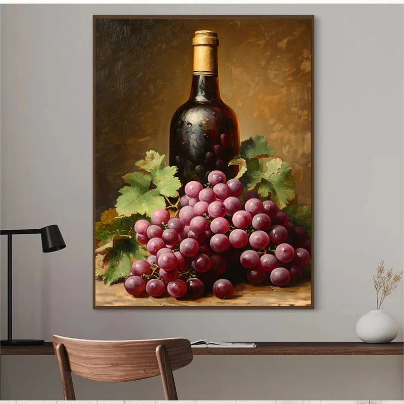 Vintage Still Life Poster Prints Lemon Olive Tree Plants in Vase Wall Art Canvas Painting Botanical Antique Home Room Decor - Image 5