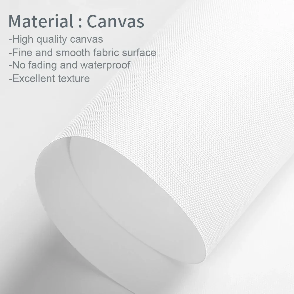 3PCS/Sets Pure White Flower Posters Canvas Painting Minimalist Posters And Prints Wall Art for Home Living Room Decor Unframed - Image 6