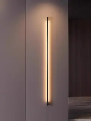 Modern Minimalist Long Wall Lamp LED Wall Mounted Light Indoor Living Room Bedroom Background Lamp Home Decora Fixtures 110/220V