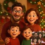 Customization Personalized Cartoon Style Canvas Printing Poster Portrait Photo Art Printing Home Decoration Gift Frameless