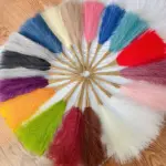 10pcs Artificial Flower Pampas Grass Fake Plant Reed Wedding Decoration Flowers Blue Pampas Bouquet Home Accessories Vase Decor