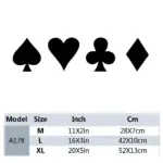 1 pc cool Spade Heart Diamond Club Wall Sticker Self Adhesive Vinyl Waterproof wallpaper For Home Decor Living Room Bedroom