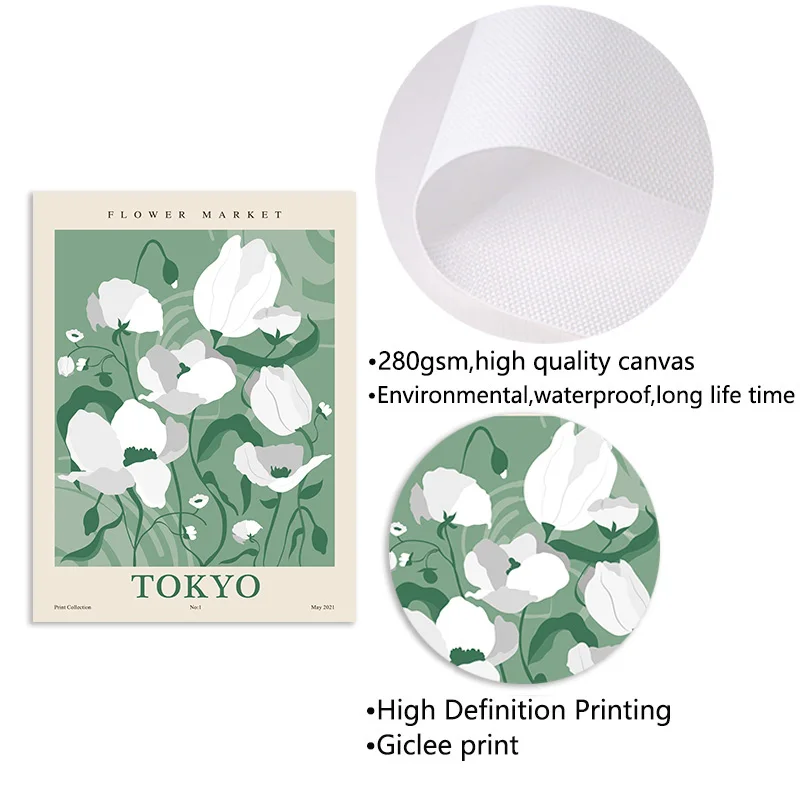 Matisse Flower Market Wall Art Picasso Sweat Poster Printing Abstract Nordic Living Room Home Decorative Painting - Image 5