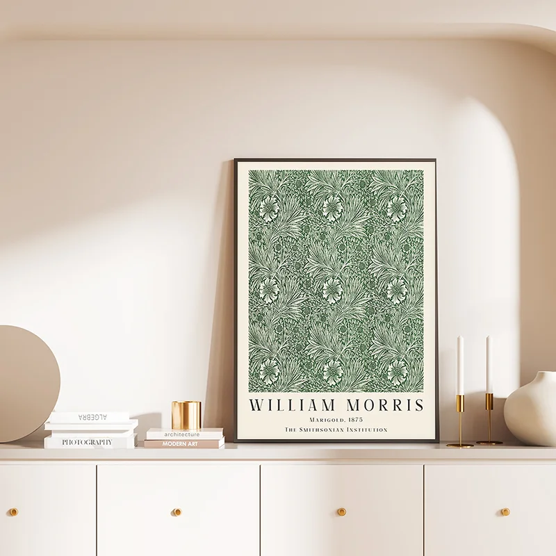 William Morris Artwork Print Poster Tulip Flowers Plants Printable Art Nouveau Exhibition Floral Painting Kitchen and Room Decor - Image 5