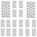 1pc Thickened 3D Soft Package Bed Sticker Anti-Collision Self-Adhesive Wall Sticker Diy Tatami Headboard Bedroom Home Decoration