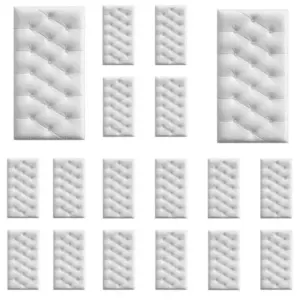 1pc Thickened 3D Soft Package Bed Sticker Anti-Collision Self-Adhesive Wall Sticker Diy Tatami Headboard Bedroom Home Decoration