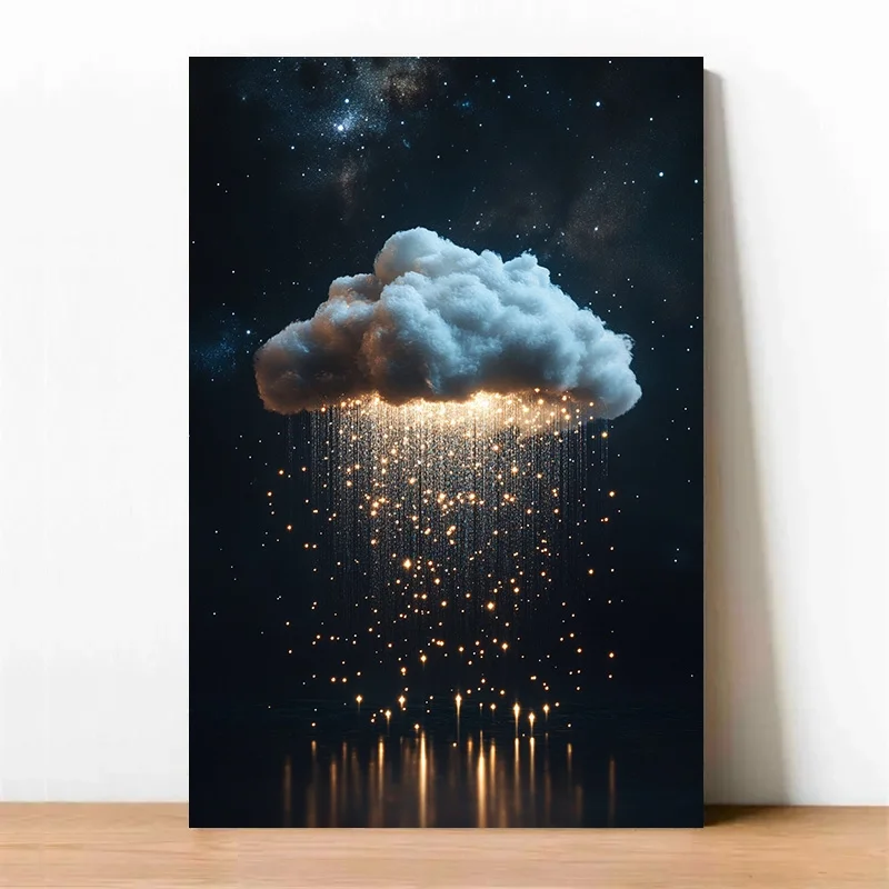 Modern Minimalist Abstract Cloud Wall Art, Suitable for Living Rooms and Bedrooms, Housewarming Gifts or Art Decoration Posters - Image 4