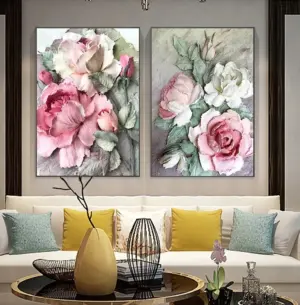 Art Scandinavian Home Decor Abstract Canvas Painting Wall Art Flower Posters And Prints Wall Pictures For Living Room Decoration