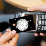 Cute GANADI Anime Cartoon Bear Skin Sticker Film Tape Case For Big Credit Debit Card Front Side