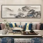 Modern Simple Landscape Wall Art Chinese Traditional Style HD Canvas Poster Prints Home Bedroom Living Room Decoration