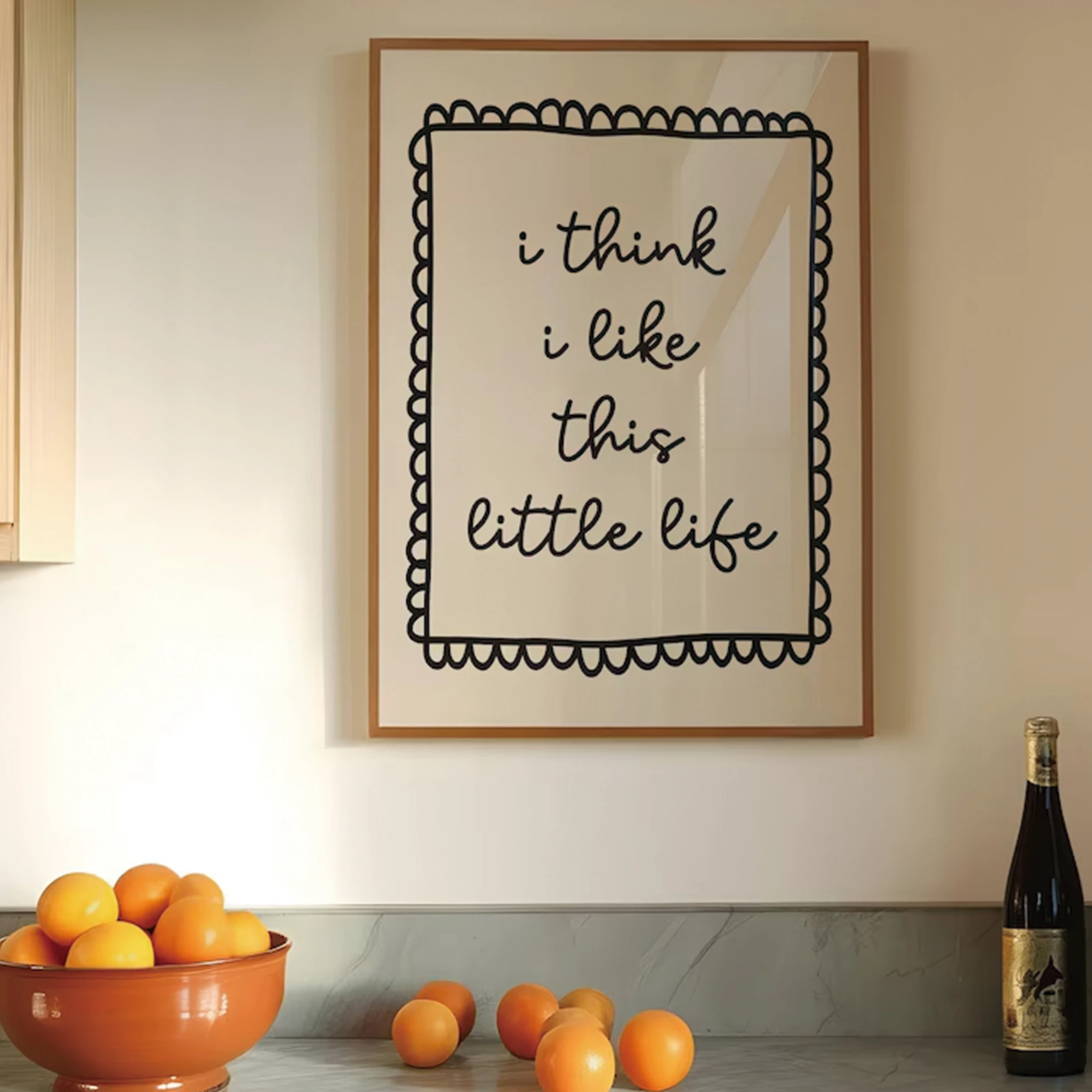 I Think I Like This Little Life Print Wall Art Prints Canvas Painting Poster Picture For Living Bedroom Kids Room Home Decor - Image 2