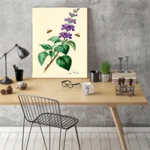 Vintage Plant Flower Poster Prints Canvas Painting Wall Art Picture Living Room Bedroom Kitchen Home Decor Decorative Item