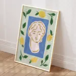 Women's Statue Unicorn Clothes Food Abstract Wall Art Canvas Oil Painting Posters And Prints Wall Pictures For Living Room Decor