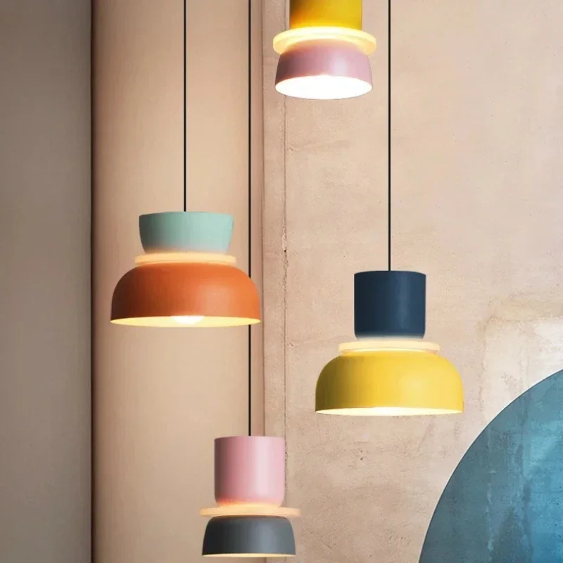 New Modern Pendant Lamp Led Nordic Hanging Suspension Bedside Living Bedroom Study Bar Dining Room Lighting Macaron Decor Lights - Image 3