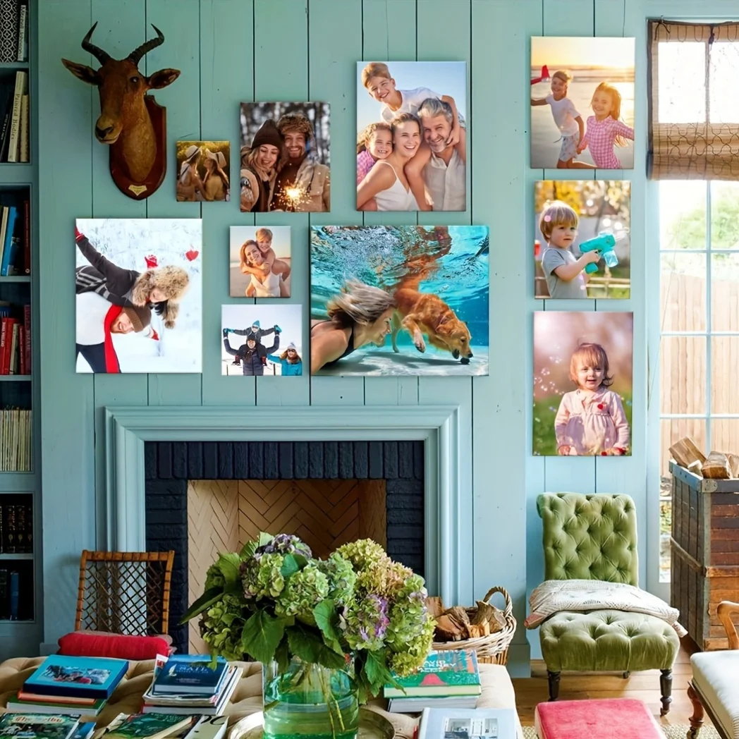 Custom Print Canvas Painting By Your Photo Canvas Poster Personal Gift Customize Figure Animal Pets Pictures Home Decor Prints - Image 3