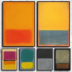 Mark Rothko Canvas Wall Art Mix of Colors Print Posters Picture Abstract Painting for Living Room Home Decor Mural Cuadros Gift