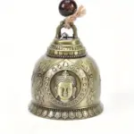 1pc Hot Gift Crafts for Good Luck Lucky Blessing Feng Shui Wind Chime Buddha Statue Pattern Bell Fortune Home Car Hanging Decor