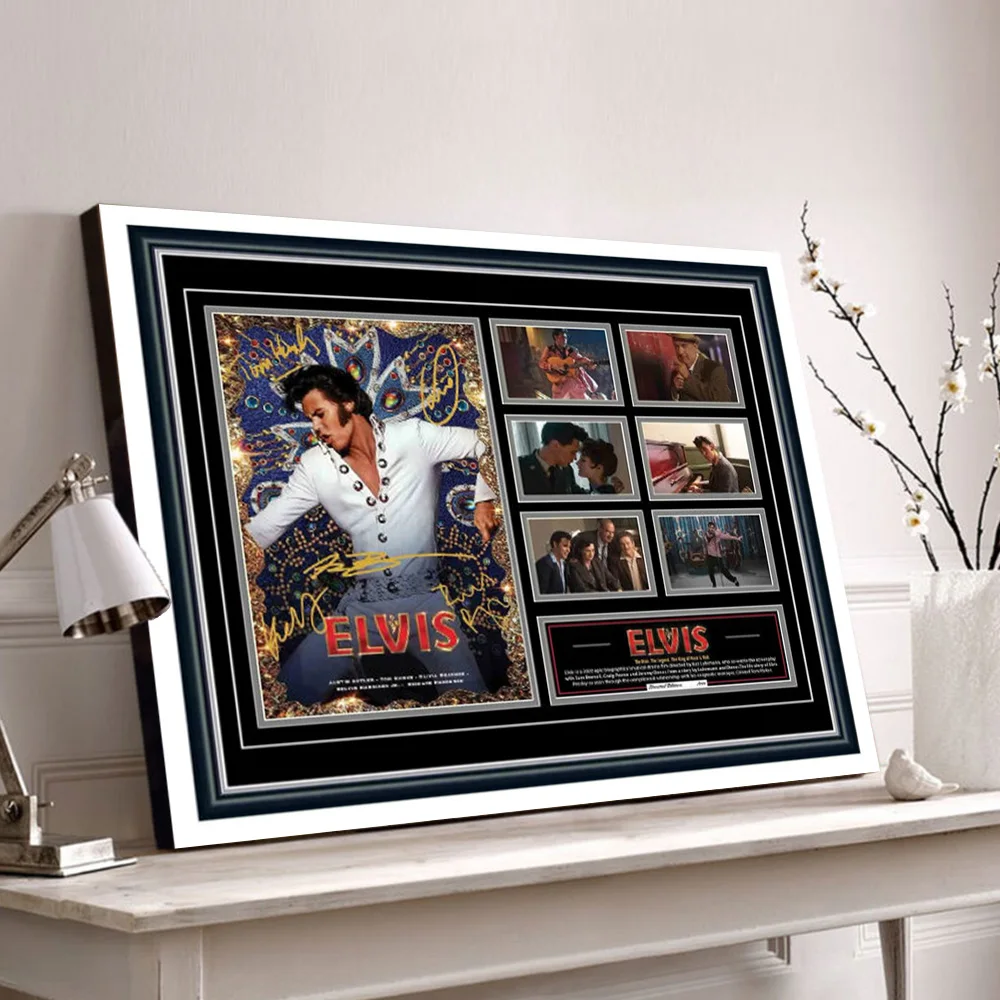 Pop Singer Signature Record Art Posters Print Classic Rock Band Photo Signature Canvas Painting Living Room Wall Home Decoration - Image 2