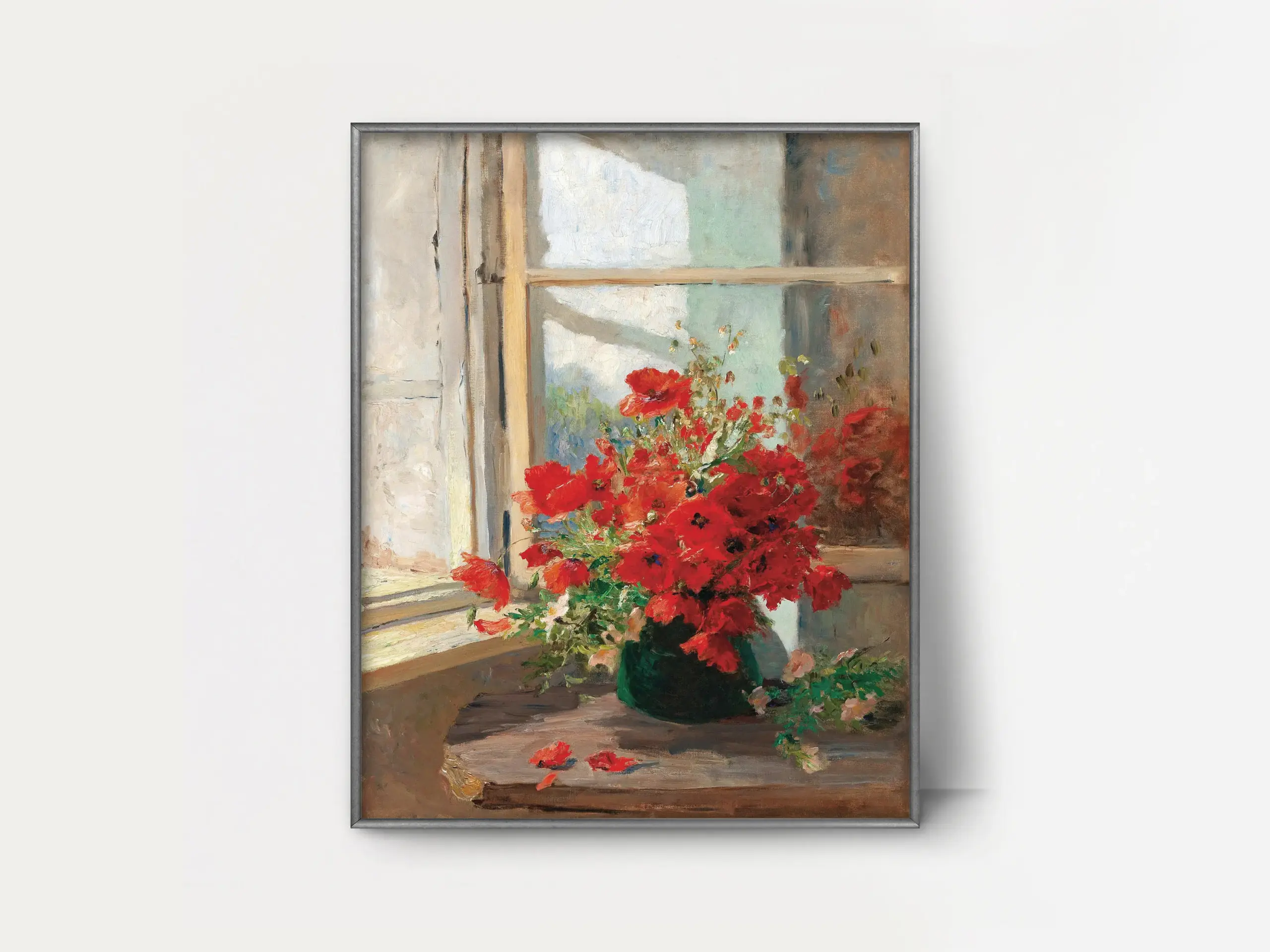 Floral Blush Pink Roses Crystal Vase Manet Van Gogh Flowers Poster Print Wall Art Pictures Canvas Painting Room Home Decor Gift - Image 3