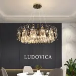 Modern Luxury Crystal Chandelier Living Room Kitchen Dining Room Chandelier Home Decoration LED Ceiling Chandelier