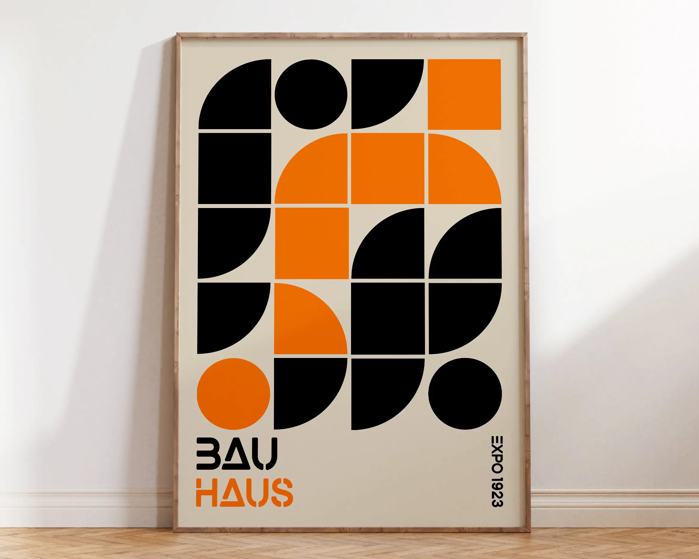 Mid Century Bauhaus Poster Geometric Wall Art Canvas Prints Living Room Bedroom Bright Colourful Artwork For Home Decor - Image 5