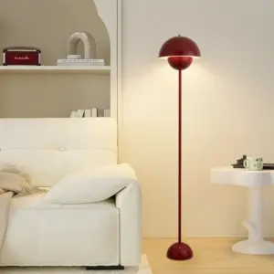 Simple Modern Cream Style High Quality Bud Led Floor Lamp Table Light Desk Lamp With E27 Changeable Bulb For Bedroom Living Room