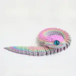 New 13cm 3D Printed Snake Decoration 3D Printed Animals Desk Accessories Room Decor Office Table Funny Snake Year Ornament