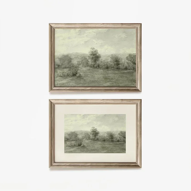 Green Bohemian Nursery Gallery Wall Poster Sage Bunny and Duck Early Learning Kids Room Bedroom Living Room Decorative Wall Art - Image 6